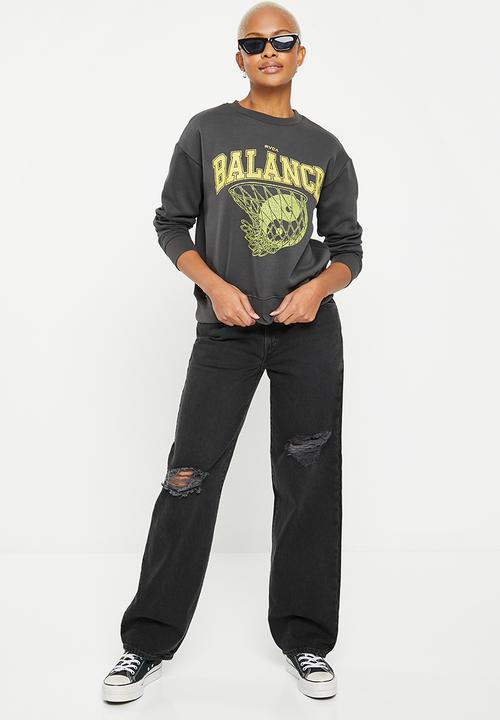 RVCA - Hoops crew - pirate black