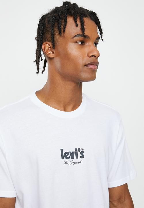 Levi’s® - Short sleeve relaxed fit tee art imitates life - white
