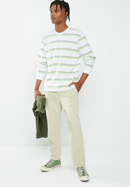 Levi’s® - Long sleeve casual tee fluid bright - white 