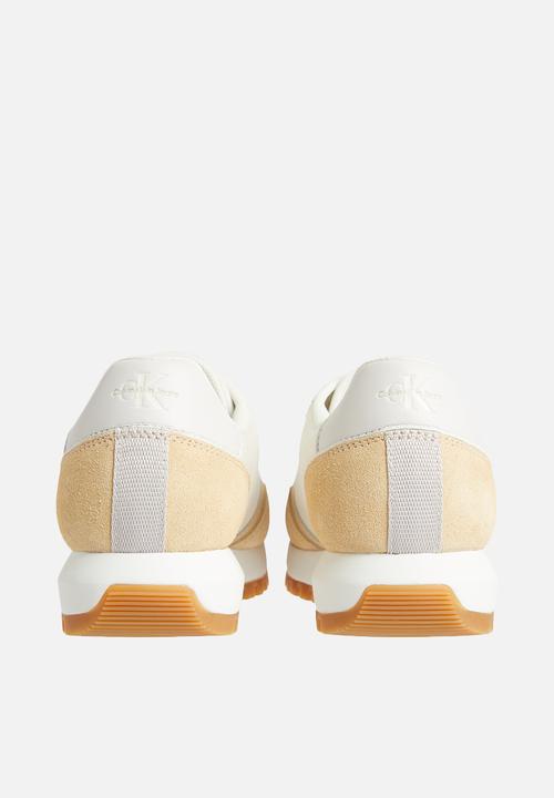 Calvin Klein - Toothy runner bold mono w - ivory/biscotti/travertine