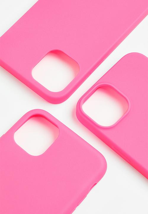 H&M - Iphone case - bright pink