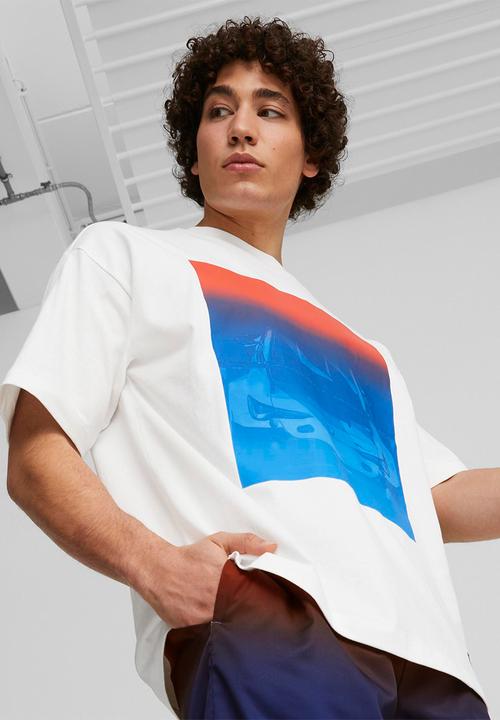 PUMA - Bmw mms road trip tee - puma white