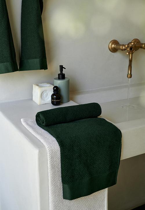 H&M - Earthenware soap dispenser - sage green