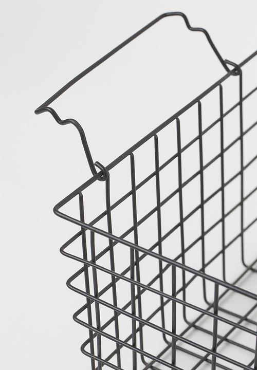 H&M - Metal storage basket - black