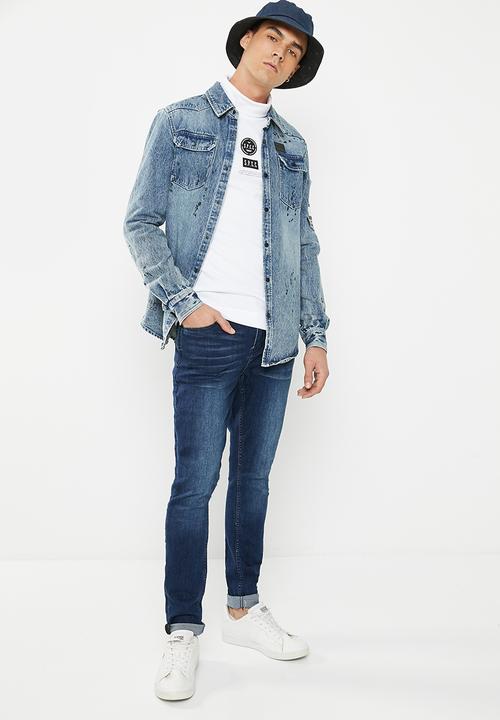 S.P.C.C - Blue blood signature trench - indigo