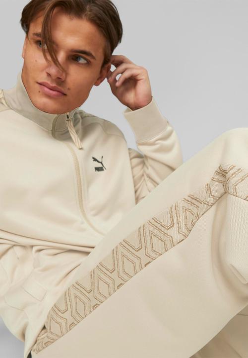 PUMA - T7 trend 7etter track pants pt - granola