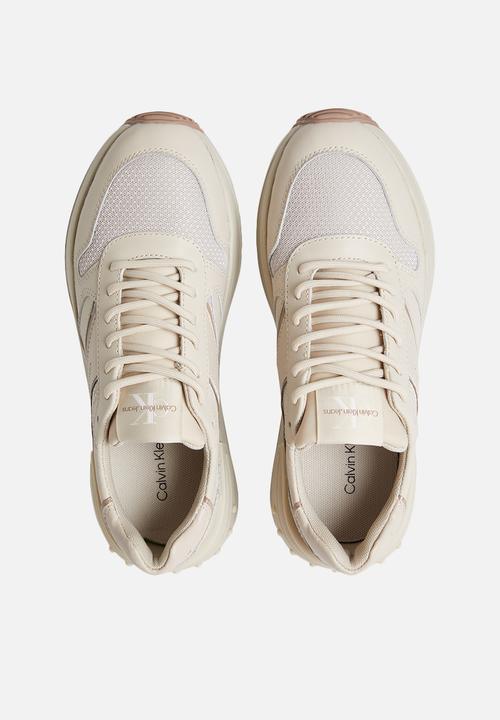 Calvin Klein - Chunky sneaker ribbon w - eggshell/ginger snap