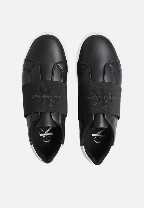 Calvin Klein - Casual cupsole elastic lth - triple black