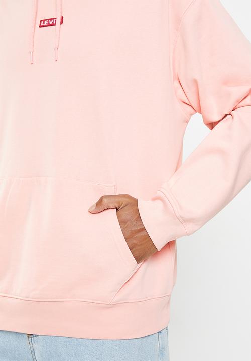 Levi’s® - Relaxed baby tab hoodie - peachskin 