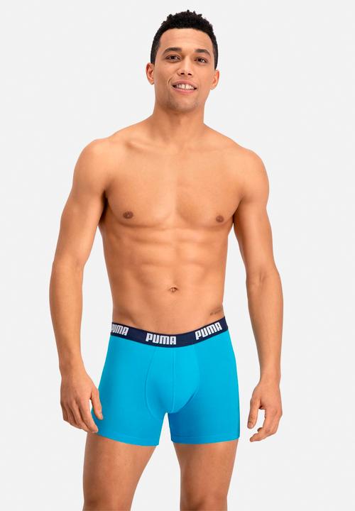 PUMA - Puma basic boxer 2p - aqua/blue