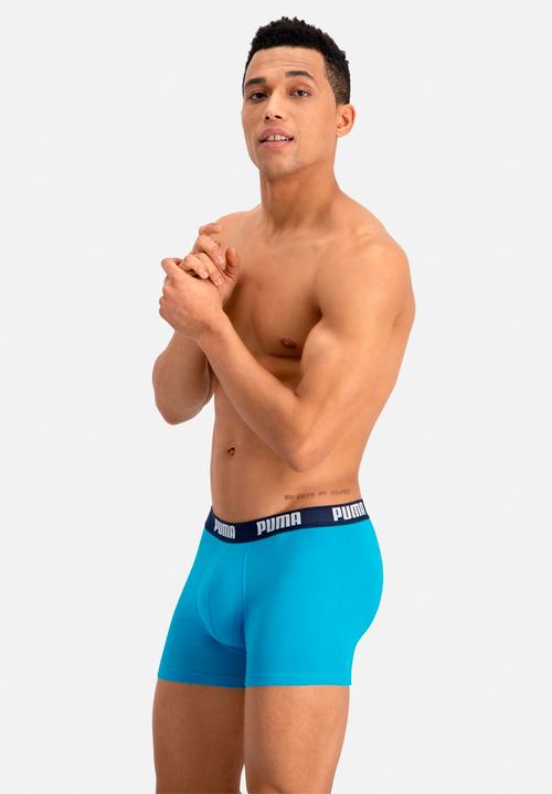 PUMA - Puma basic boxer 2p - aqua/blue