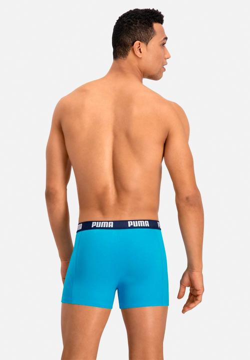 PUMA - Puma basic boxer 2p - aqua/blue