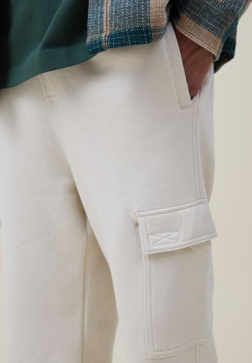Factorie - Cargo loose fit track - ecru