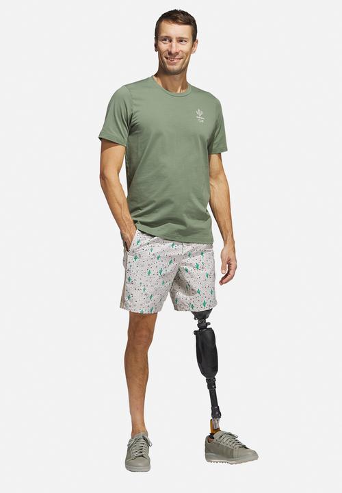 adidas Performance - Adx enrg 2 tee - natural green 