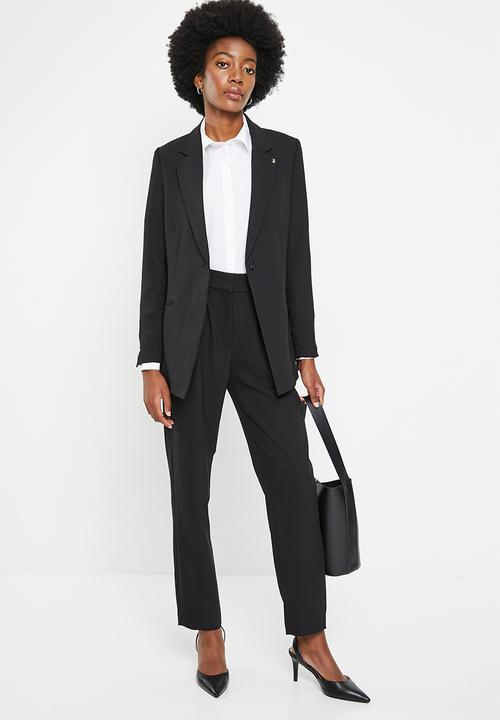 POLO - Wmn suit blazer - black