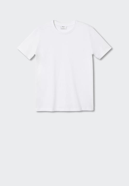 MANGO - T-shirt cheerlo - white 