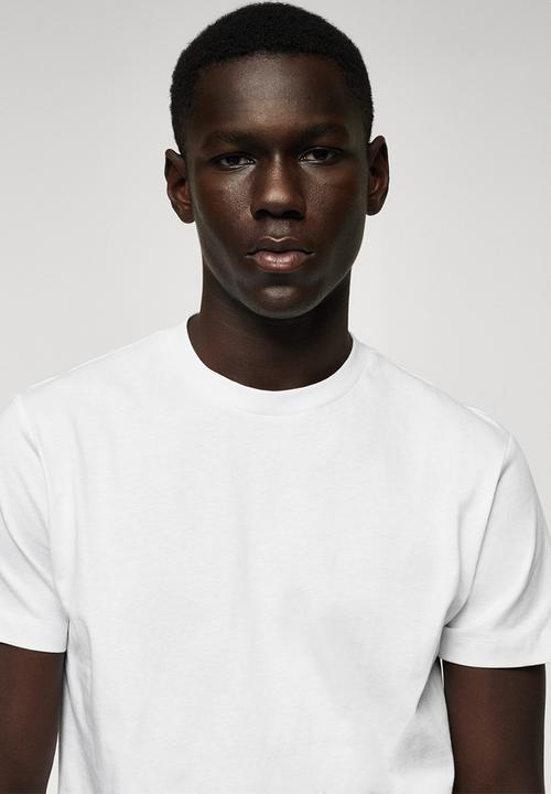 MANGO - T-shirt cheerlo - white 