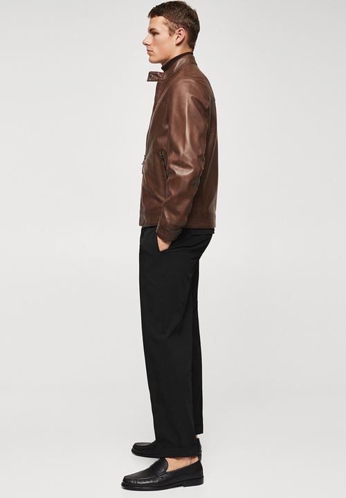 MANGO - Jacket maria - brown