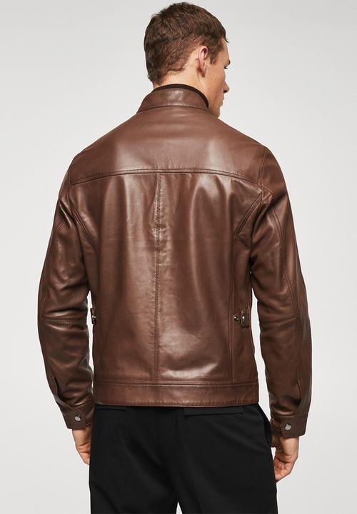 MANGO - Jacket maria - brown