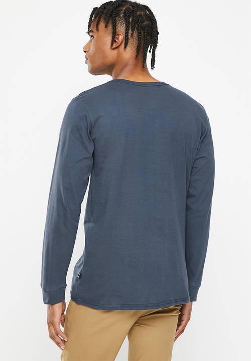 O'Neill - Round & round long sleeve tee - ombre navy