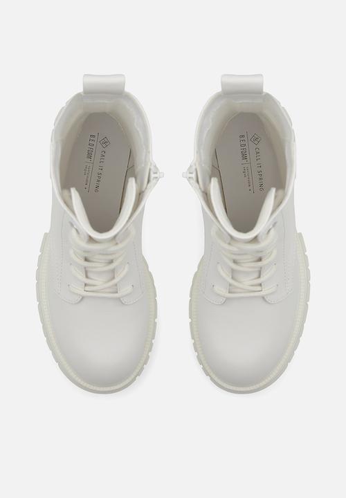 Call It Spring - Drivenn boot - white