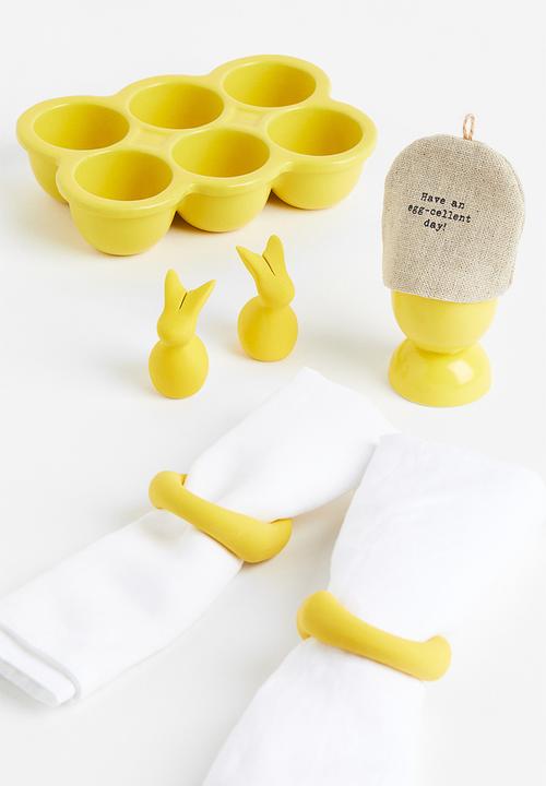 H&M - 2-pack place card holders - yellow
