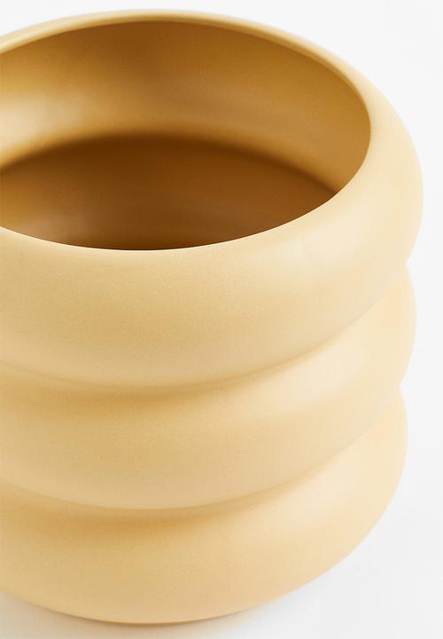 H&M - Stoneware plant pot - beige