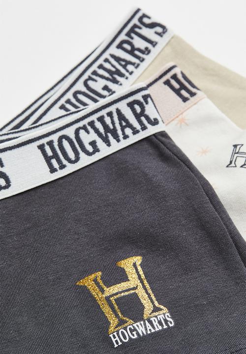 H&M - 5-Pack boxer briefs - dark grey/harry potter