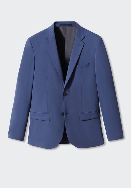 MANGO - Blazer paulo - skye blue