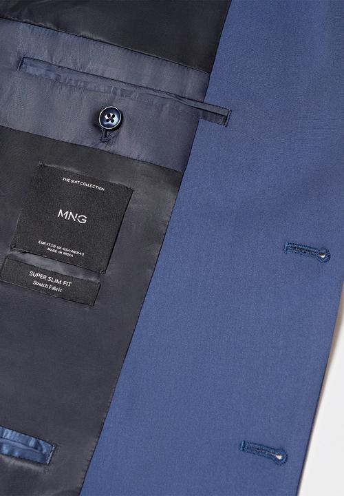 MANGO - Blazer paulo - skye blue