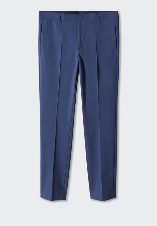MANGO - Trousers paulo - skye blue 