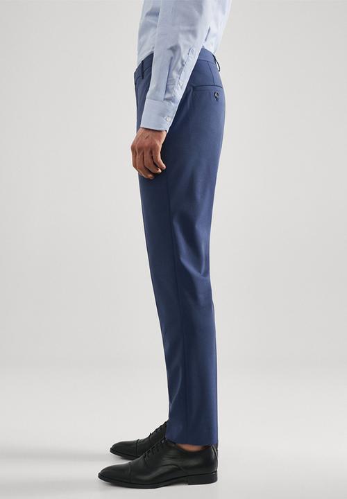 MANGO - Trousers paulo - skye blue 