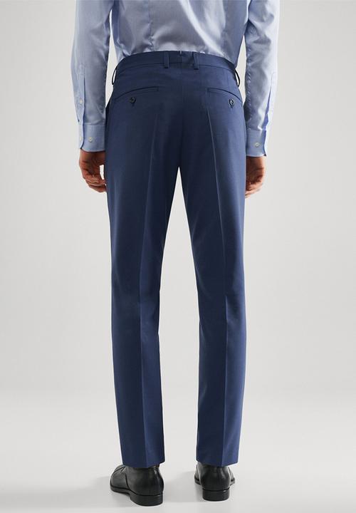 MANGO - Trousers paulo - skye blue 