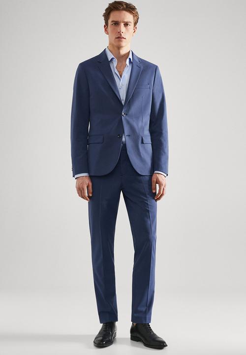 MANGO - Trousers paulo - skye blue 