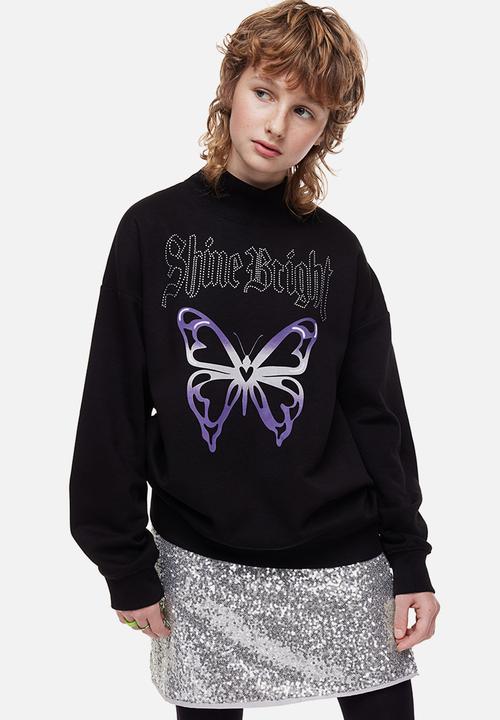 H&M - Sequined skirt - silver-coloured