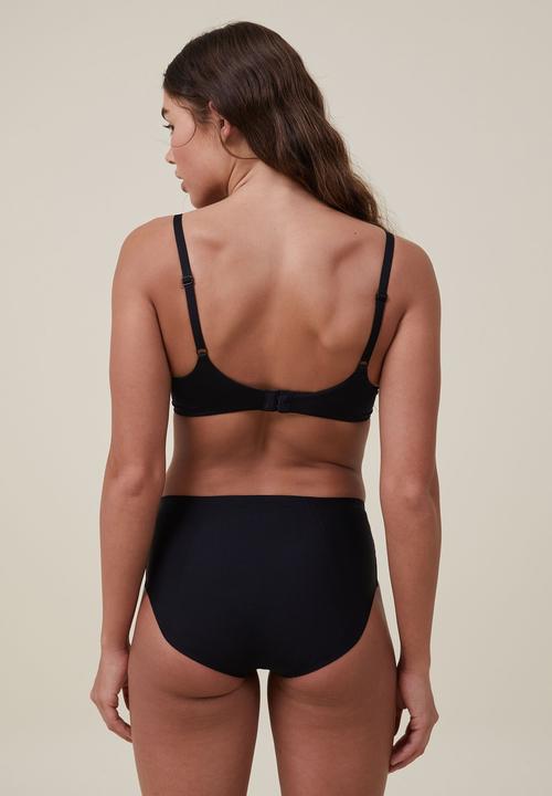 Cotton On - Period boyleg brief heavy flow - black