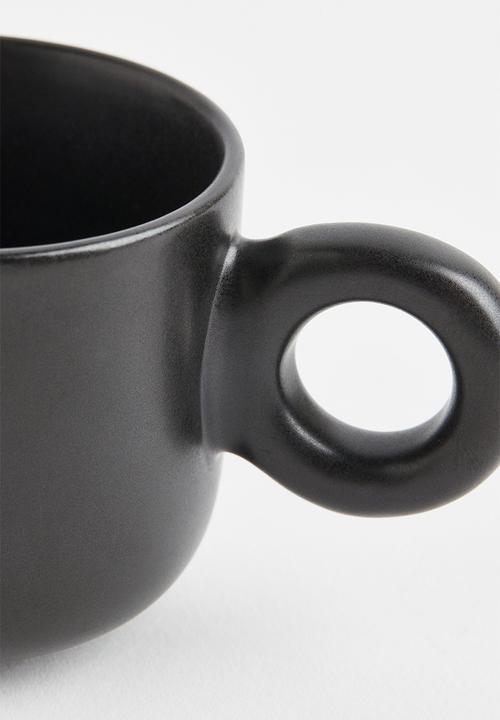 H&M - Stoneware espresso cup - black