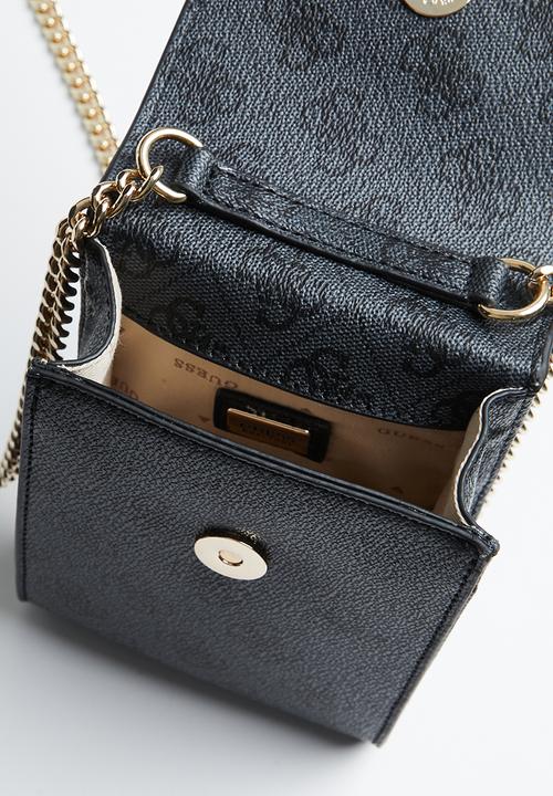 GUESS - Noelle flap chit chat - coal logo