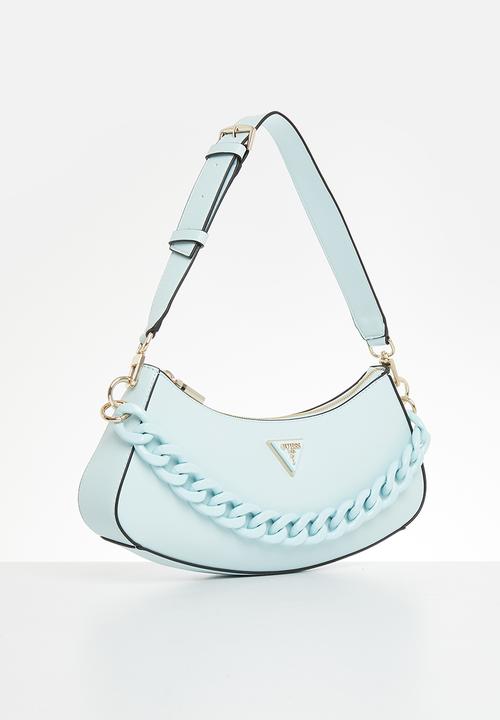 GUESS - Corina top zip shoulder bag - ice blue