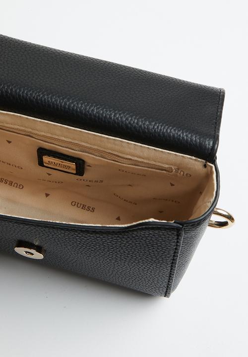 GUESS - Emiliya mini top handle flap - black 