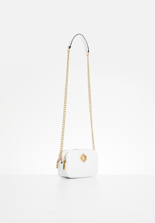 GUESS - Nerina camera bag - white