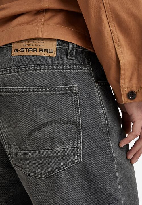G-STAR - Triple a short bullet black denim o - faded blade