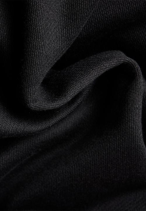 G-STAR - Tape clr block loose 1\2 zip hooded sw - cloack/dk black