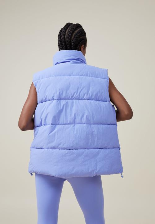 Cotton On - Mother puffer vest 2.0 - iris flower