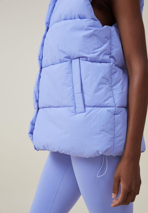 Cotton On - Mother puffer vest 2.0 - iris flower
