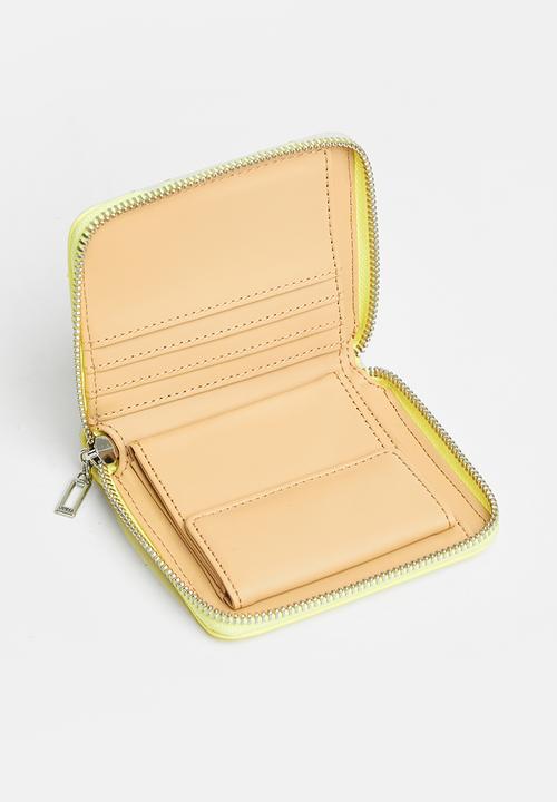 GUESS - Colton slg small zip around - lime