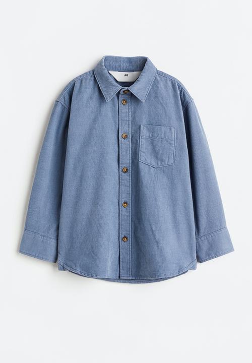 H&M - Corduroy shirt - blue
