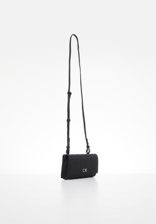 Calvin Klein - Re-lock mini bag emb mono - ck black