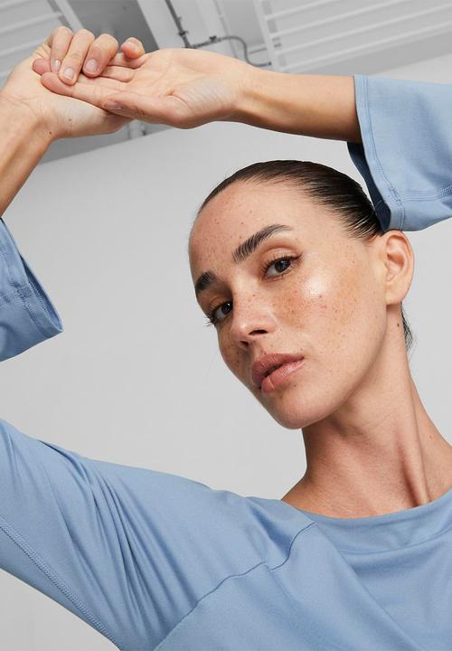 PUMA - Maternity studio bell sleeve top - filtered ash