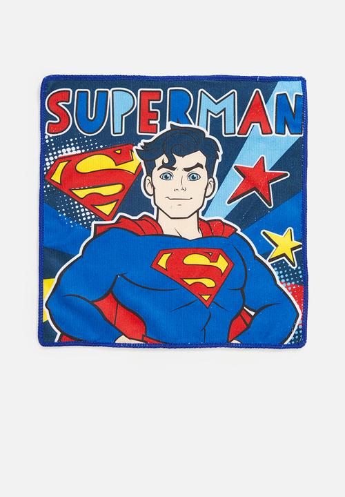 Character Group - Microfibre 3pk asstd boys face cloths - blue